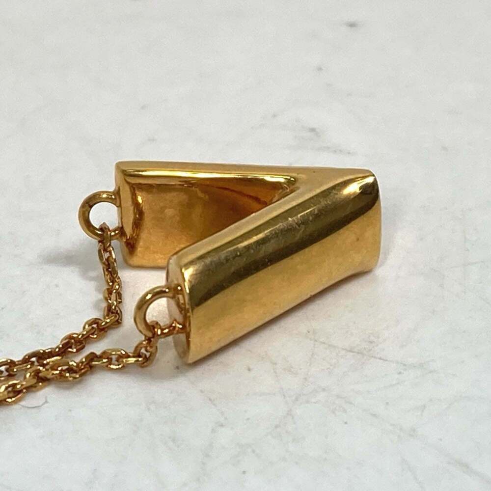 LOUIS VUITTON Gold Necklace - Picture 2 of 12